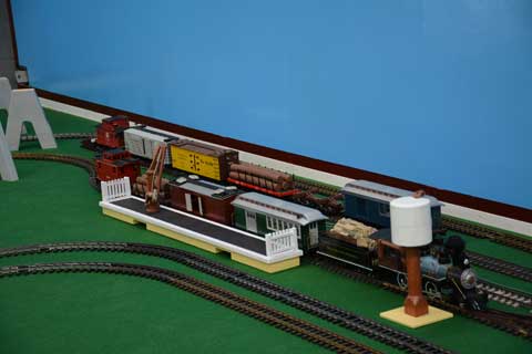 station on model railway